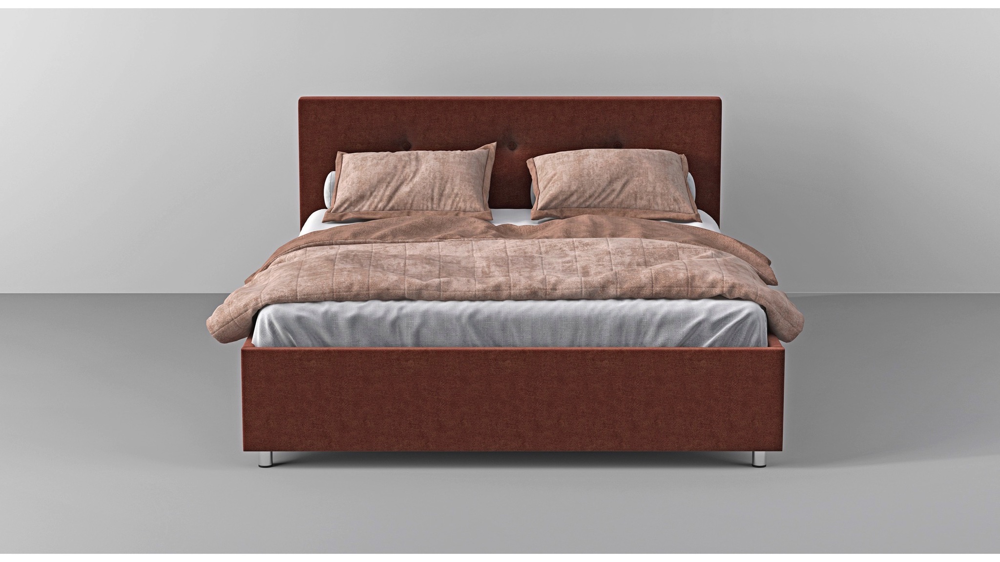 Кровать в мягкой обивке Стефано 1600